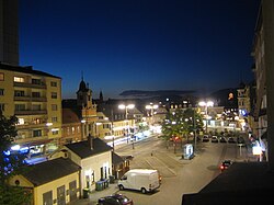 Graz Griesplatz bei Nacht